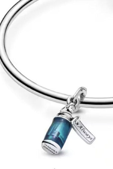 PCHARM2892 DISNEY COLGANTE DE ALICIA EN EL PAIS DE LAS MARVILLAS CON LA FRASE SIEMPRE