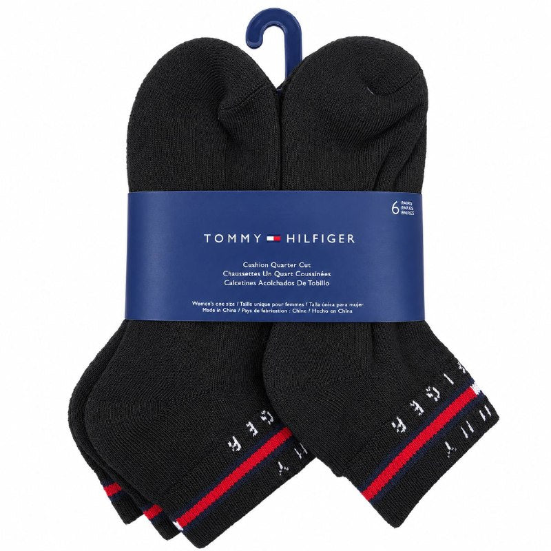 CALCETA TOBILLERA TOMMY HILFIGER PARA MUJER 6 PARES TALLA ÚNICA