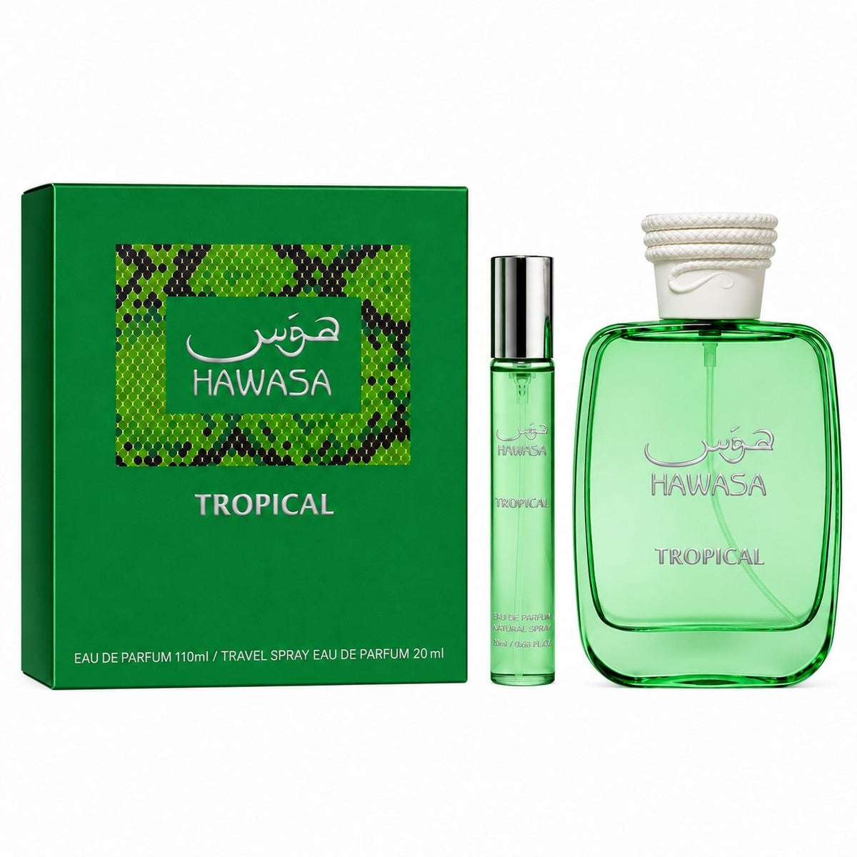SET MYSTICAL HAWASA TROPICAL EDP 2PCS (H) (AROMA SIMILAR A HAWAS TROPICAL)