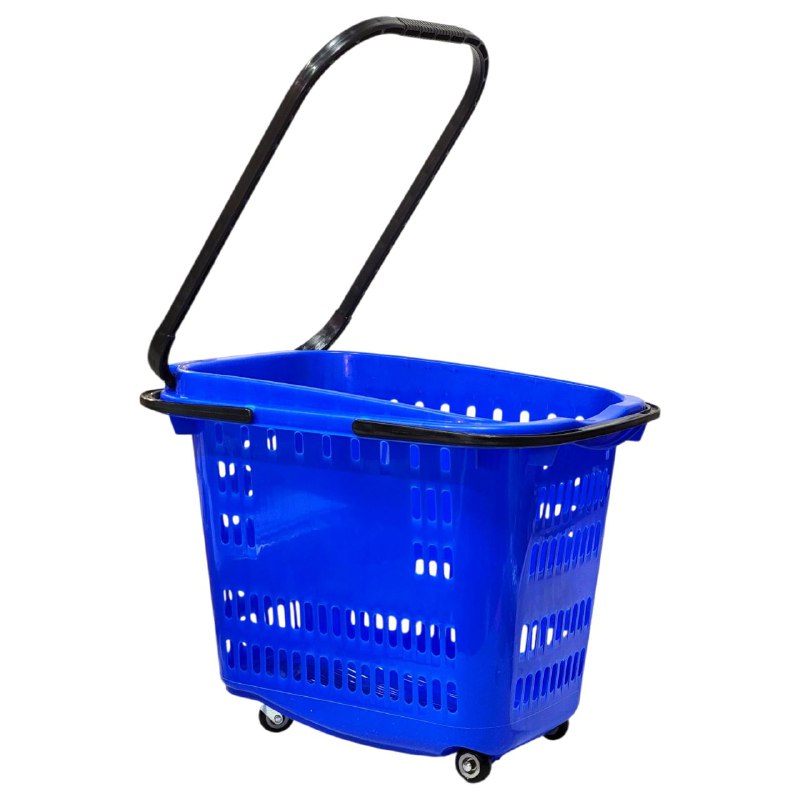 CANASTA ORGANIZADORA, CESTA PORTATIL CON RUEDAS DE MERCADO PARA LLEVAR TODO TIPO DE ARTICULOS, PRACTICA Y FACIL DE TRANSPORTE, MULTIUSOS 40X41X30CM, 4 ESTILOS