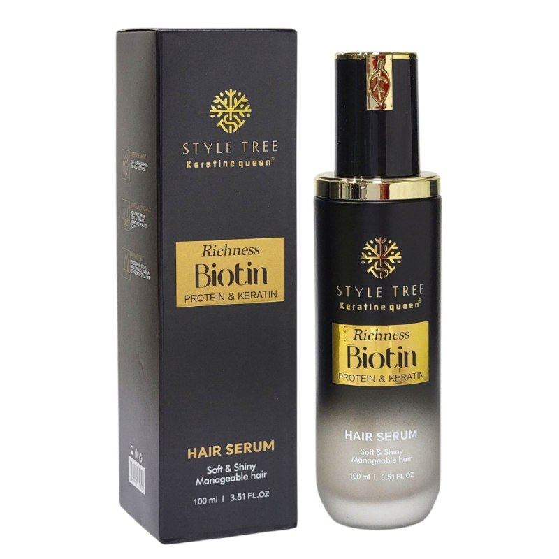 SUERO PARA EL CABELLO REPARADOR INTENSIVO PARA CABELLO SECO Y DAÑADO CON BIOTINA  PROTEÍNA Y QUERATINA KERATINE QUEEN 100ML
