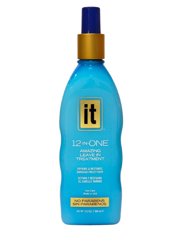 TRATAMIENTO PARA EL CABELLO 12 EN 1 REPARA Y RESTAURA CABELLO DAÑADO Y CON FRIZZ SIN ENJUAGUE IT 300ML
