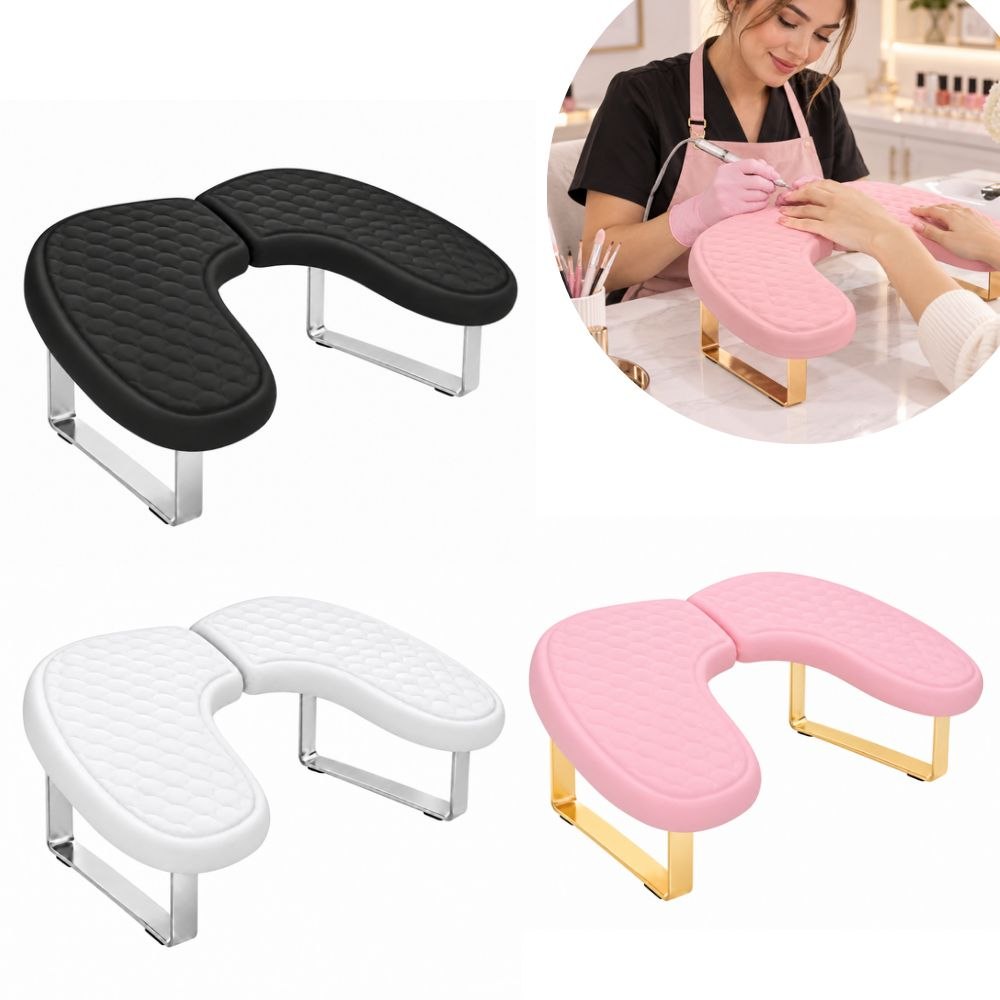 REPOSAMANOS EN U PLEGABLE PARA MANICURA UH9 46CMX30CMX17.8CM