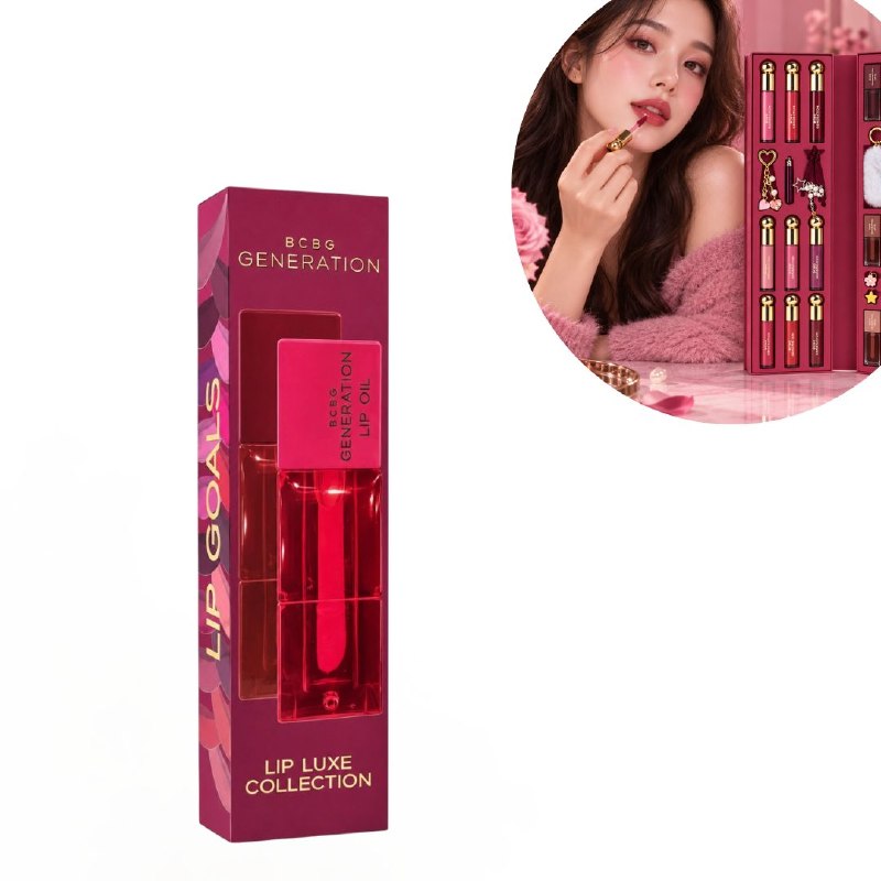 SET DE MAQUILLAJE DE LUJO PARA LABIOS  DE 31 PIEZAS CON LIP GLOSS, LIP OILS Y ACCESORIOS DECORATIVOS BCB GENERATION