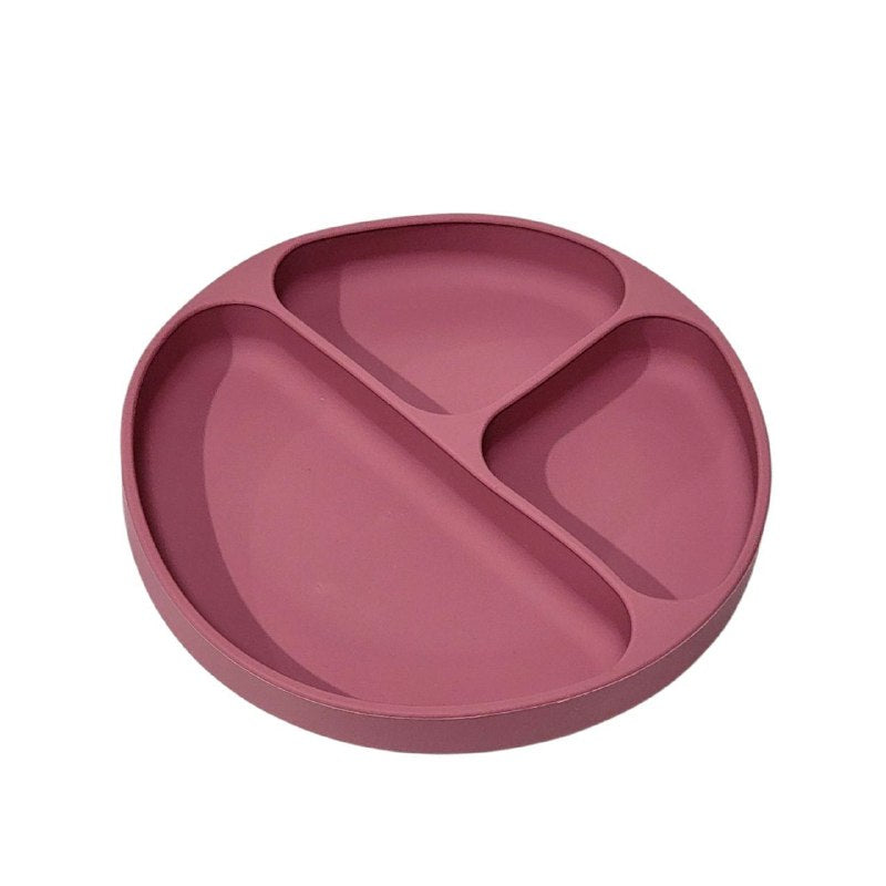 PLATO PARA BEBES CON DIVISIONES DE SILICONA PREMIUM BPA