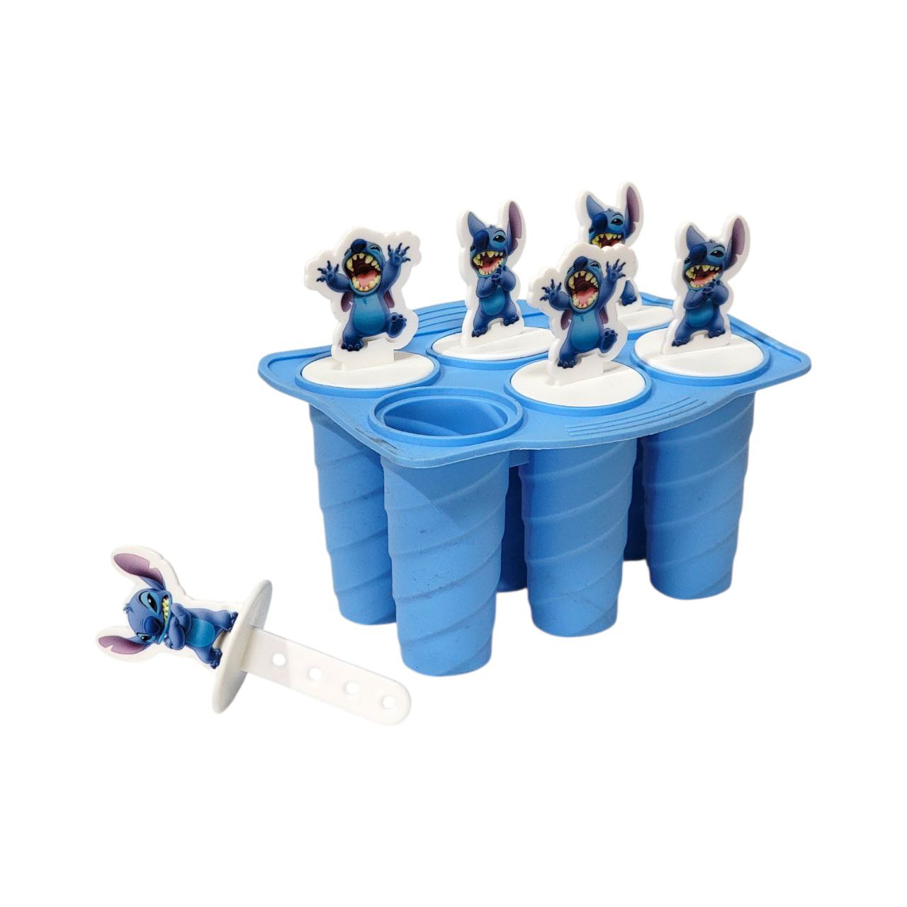 MOLDES DE SILICONA PARA PALETAS DE STITCH DISNEY 9X15CM
