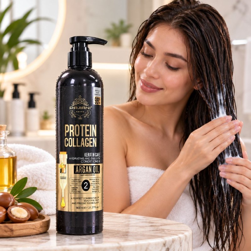 ACONDICIONADOR PAJIANI PROTEIN COLLAGEN KERATIN CARE Y ARGAN OIL 900ML