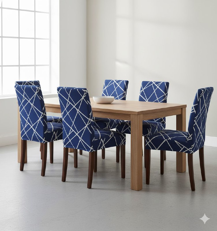 FORRO ELASTICO PROTECTOR PARA SILLAS DE COMEDOR BENELI HOME 8 ESTILOS