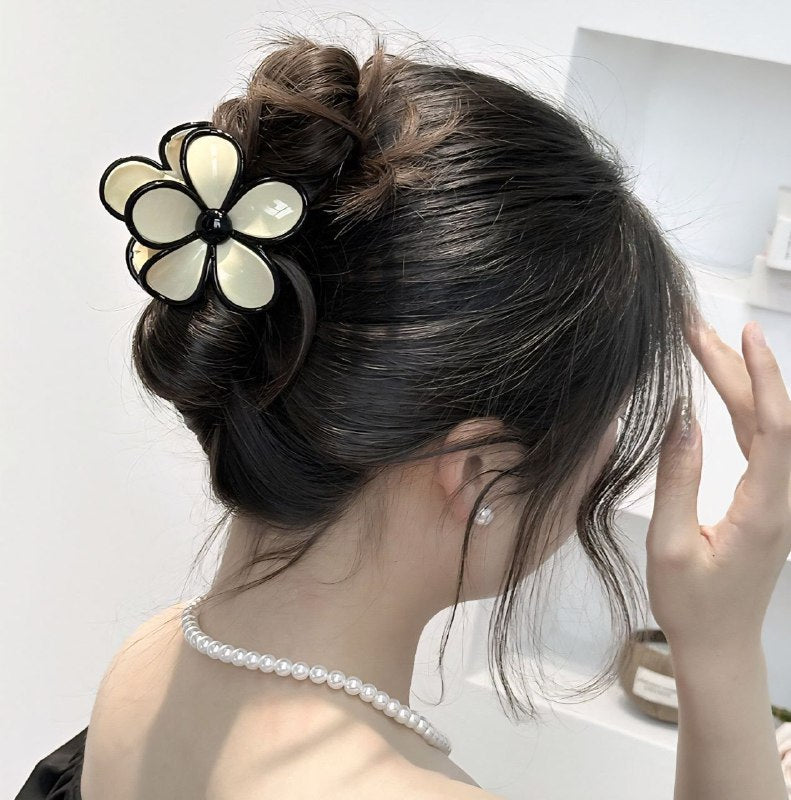 GANCHO PARA EL CABELLO DE PINZA DE FLOR HAWAIANA, PINZAS DE SUJECION FUERTE, ACCESORIO PARA EL CABELLO 8CM, PAQUETE 12UND