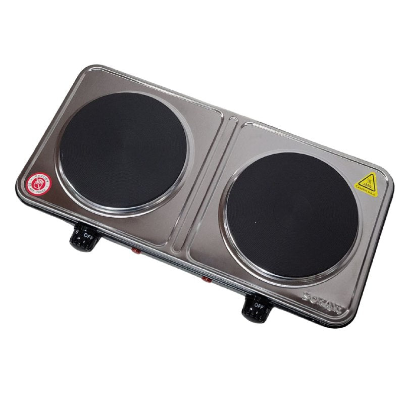 MAQUINA ESTUFA ELECTRICA SENCILLA GRAN POTENCIA DE FUEGO 2000W SK-5102 SOKANY