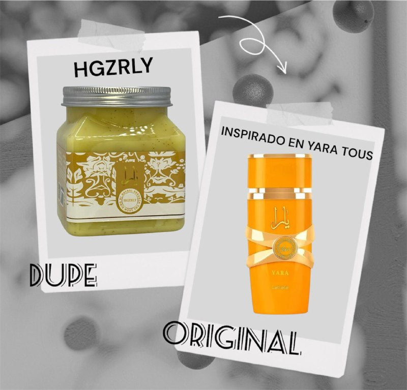 EXFOLIANTE COPORAL Y FACIAL PURIFICANTE Y SUAVIZANTE CON EXTRACTO DE BAYAS HGZRLY 350G (INSPIRADO EN LATTAFA YARA TOUS)