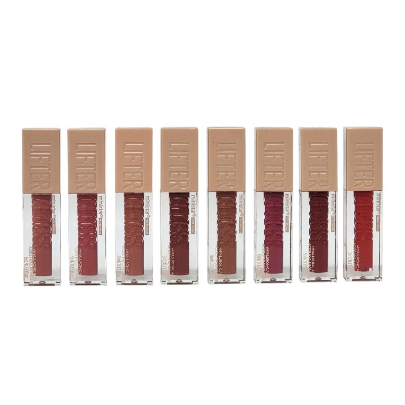 BRILLO LABIAL GLOSS DUPE DE MAYBELLINE, CON FORMULA DE ACIDO HIALURONICO HIDRATANTE BRILLANTE MINISTAR 12ML