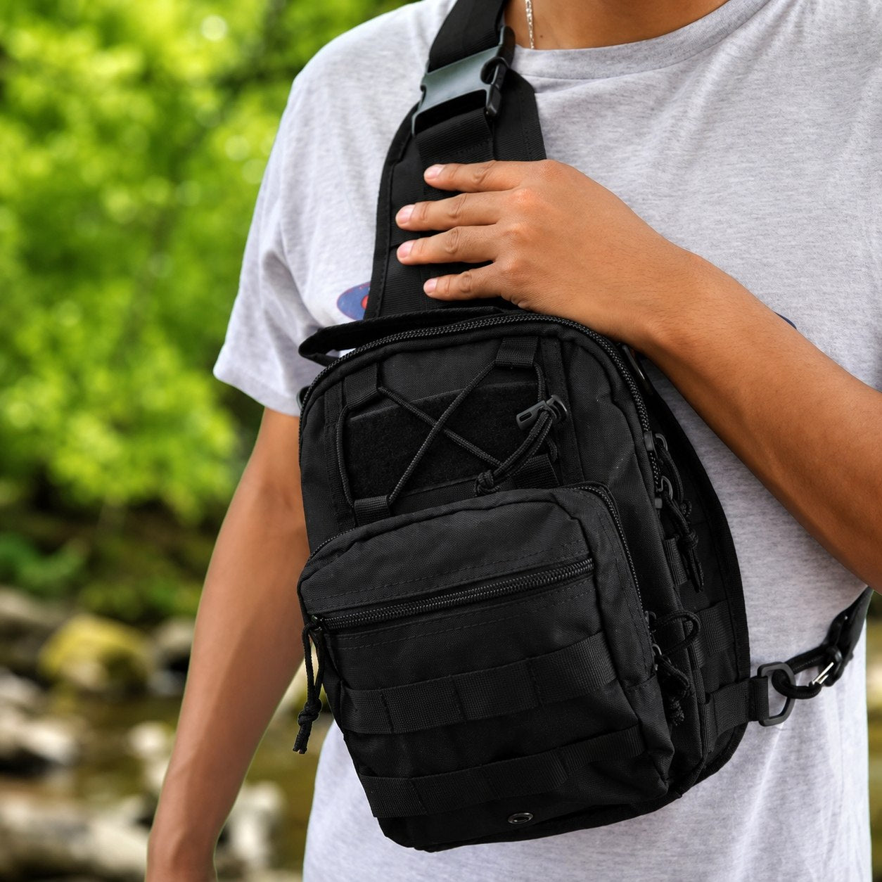 MOCHILA TÁCTICA TIPO BANDOLERA BRE TACTICAL 1 UND