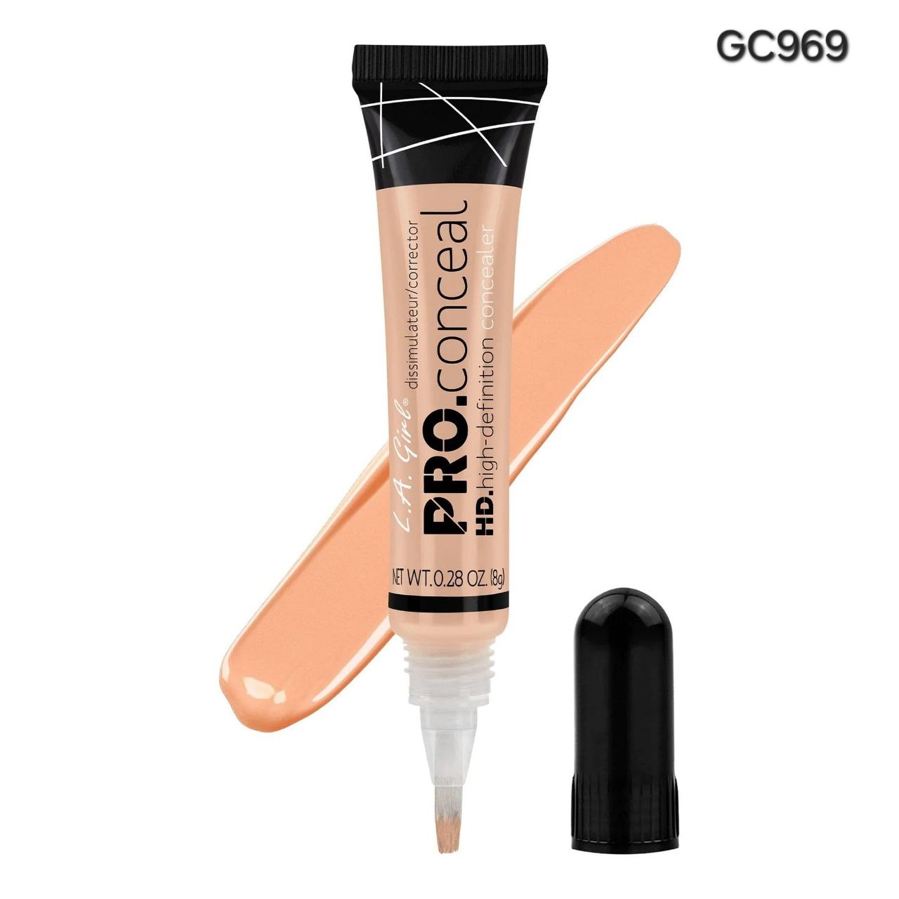 CORRECTOR LÍQUIDO TONO GC969 PORCELAIN PRO CONCEAL L.A. GIRL 8G