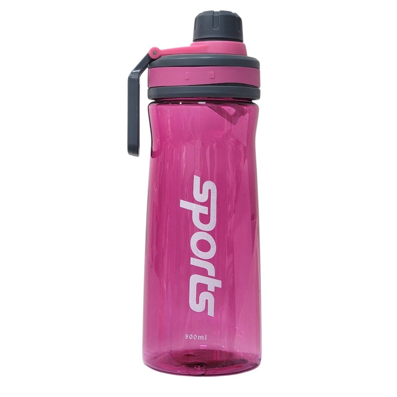 BOTELLA DEPORTIVA PORTATIL CON FILTRO 800ML 24CM