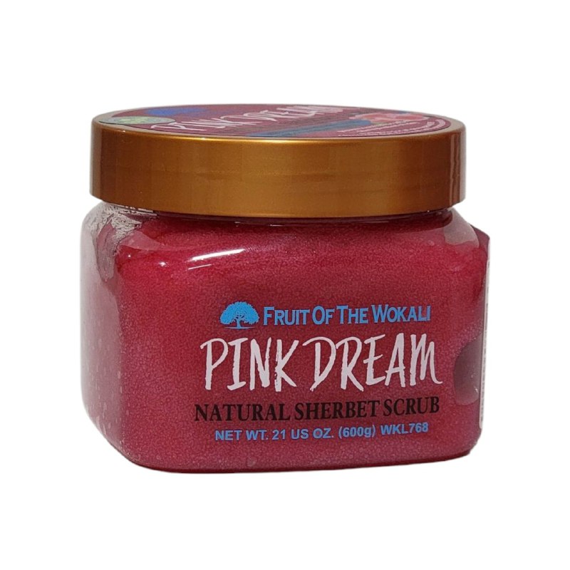 EXFOLIANTE CORPORAL ILUMINADOR Y EMBELLECEDOR CON EXTRACTO DE ROSAS FRUIT OF THE WOKALI 600G
