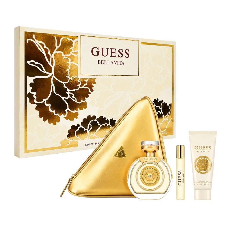 SET GUESS GIRL BELLE EDP 100ML EDP 15ML CREMA CORPORAL 100ML ESTUCHE (M)
