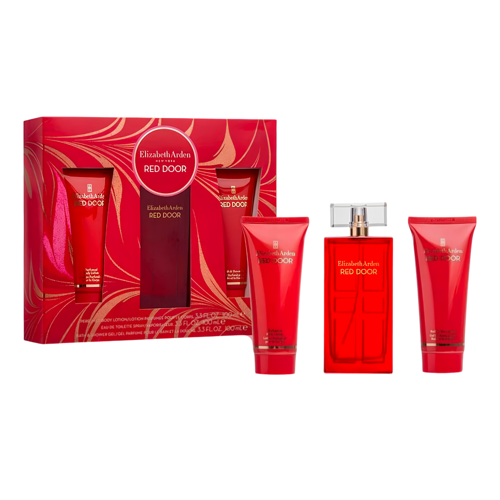 SET ELIZABETH ARDEN RED DOOR EDT 100ML GEL DE DUCHA 100ML CREMA CORPORAL 100ML (M)