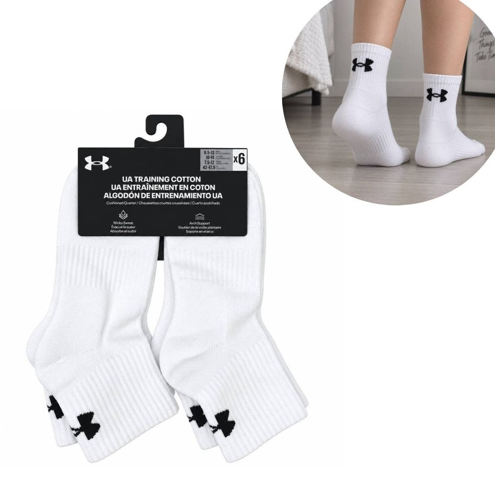 CALCETA ORIGINAL UNDER ARMOUR, 6 PARES.