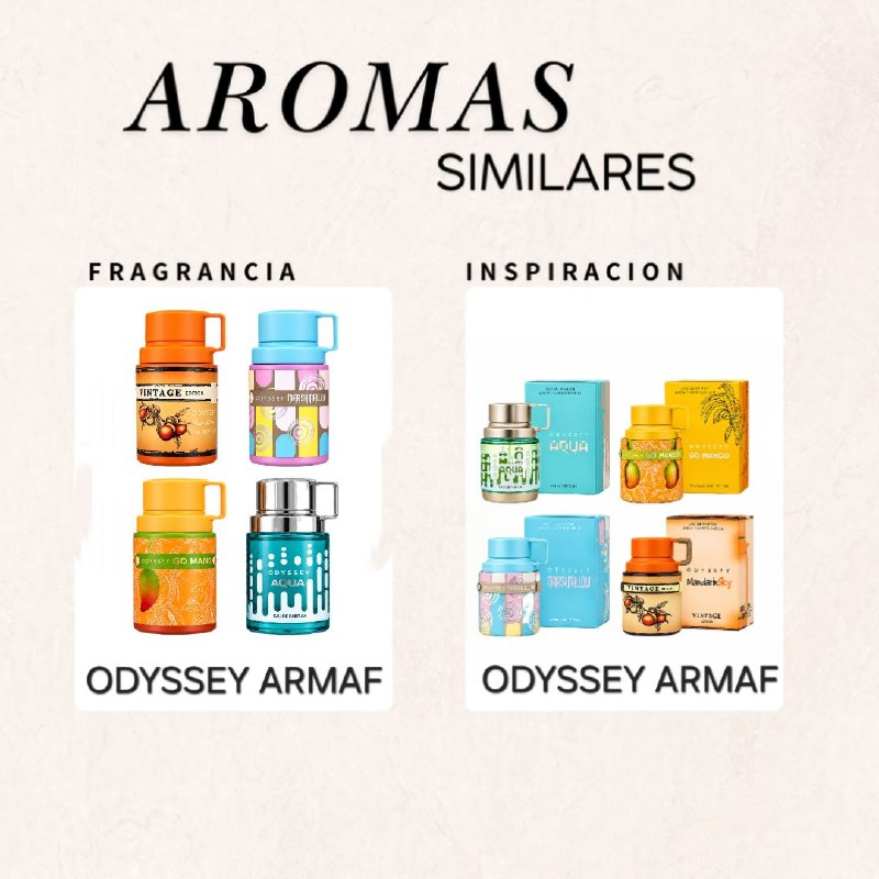 SET ARMAF MINI ODYSSEY TRIPLE AAA DE ALTA CALIDAD EDP 30MLX4PCS (U)