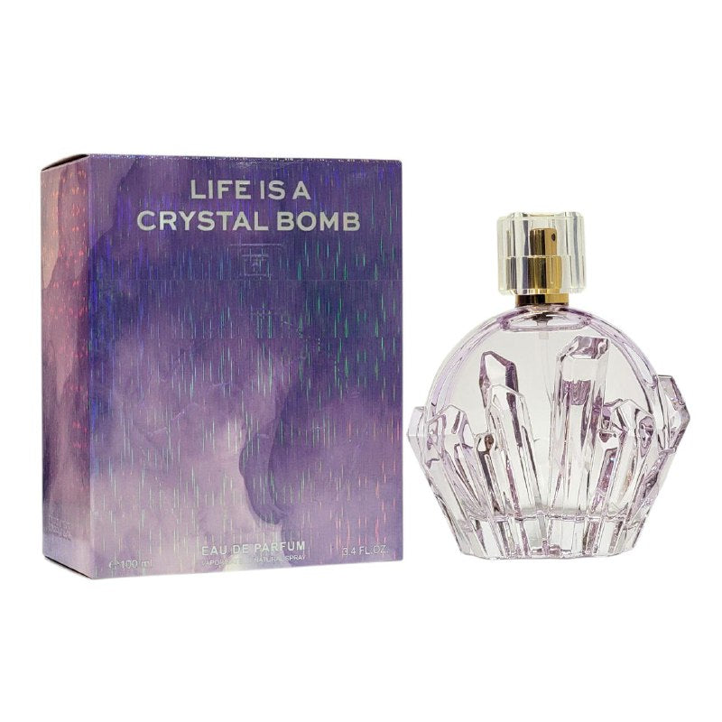 LIFE IS A CRYSTAL BOMB EDP 100ML (M) (AROMA SIMILAR ARIANA GRANDE REM)