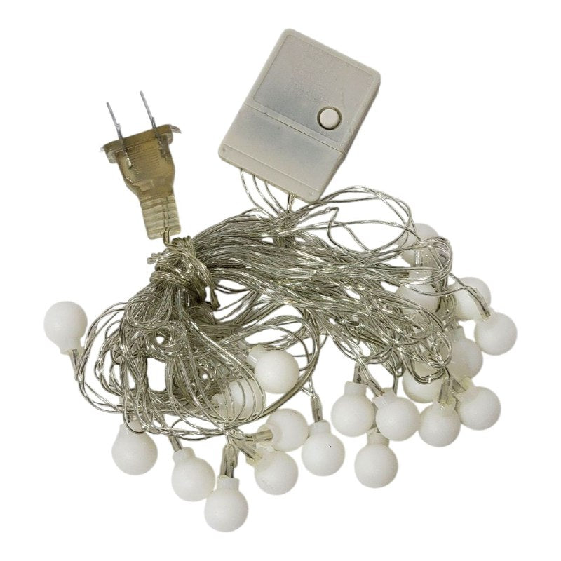 LUCES DECORATIVAS NAVIDEÑAS GUIRNALDA LED, PERFECTA PARA ARBOLES Y ESPACIOS INTERIORES O EXTERIORES, CAMBIOS DE LUZ BLANCA 9 DISEÑOS