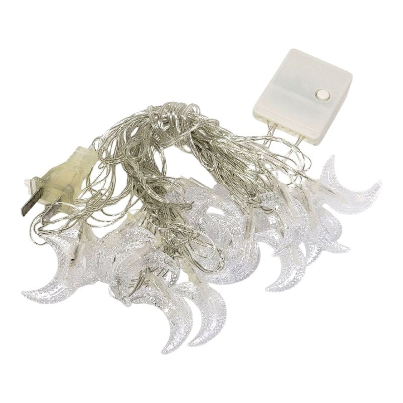 LUCES DECORATIVAS NAVIDEÑAS GUIRNALDA LED, PERFECTA PARA ARBOLES Y ESPACIOS INTERIORES O EXTERIORES, CAMBIOS DE LUZ BLANCA 9 DISEÑOS