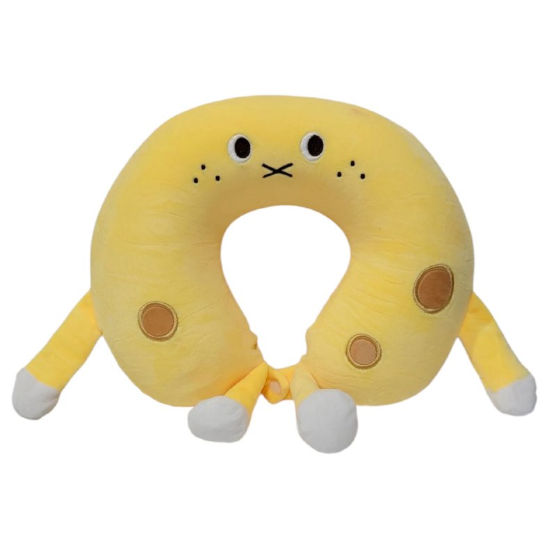 COLLARIN FOAM ALMOHADA PARA CUELLO EN FORMA DE U DE ESPUMA VISCOELASTICA CON FUNDA LAVABLE, CIERRE PARA CUELLO PARA VIAJES O DORMIR 4 DISEÑOS 36X27CM