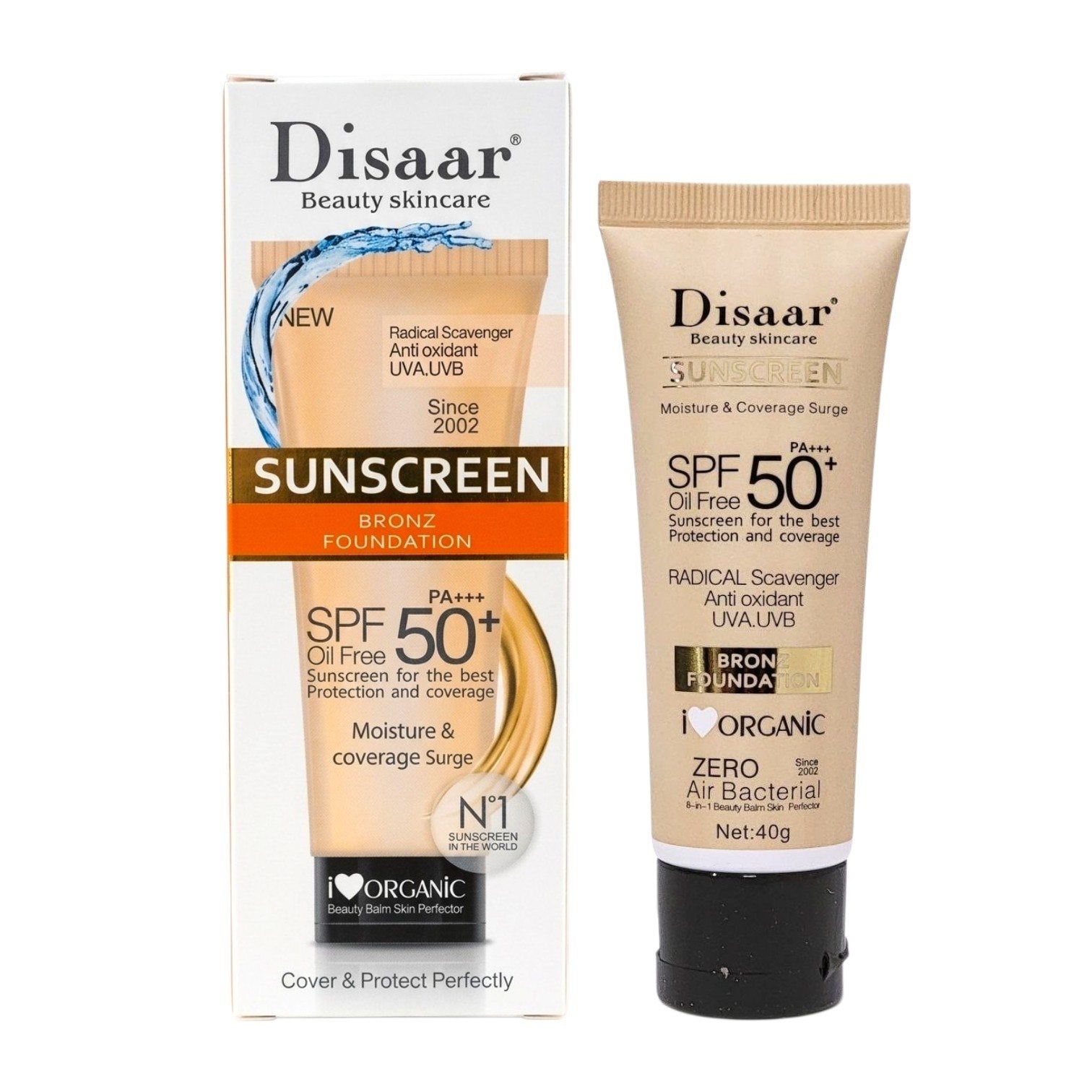 BASE DE MAQUILLAJE CON PROTECCIÓN SOLAR UNIFICAR EL TONO DE LA PIELDEJANDO LA PIEL CON UN ASPECTO FRESCO, SUAVE DISAAR 400GM