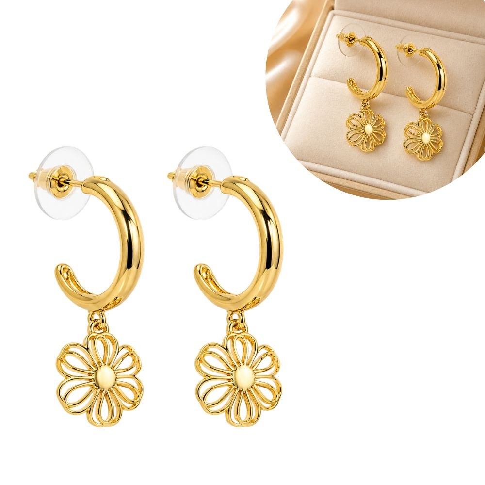 ARGOLLAS DE ACERO INOXIDABLE CON BAÑO DE ENCHAPE
