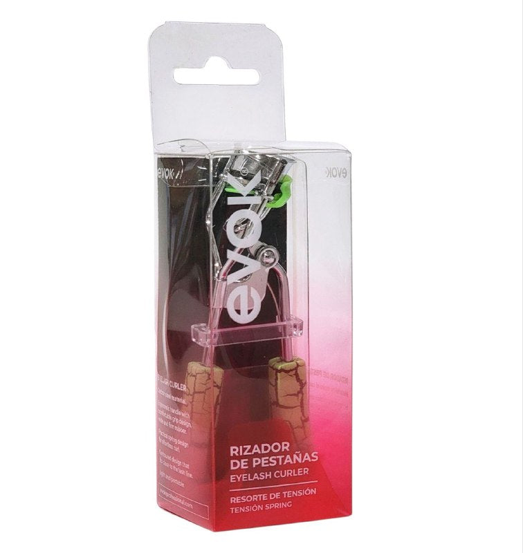 RIZADOR DE PESTAÑAS DE ACERO CON RESORTE DE TENSIÓN EVOK 11CM