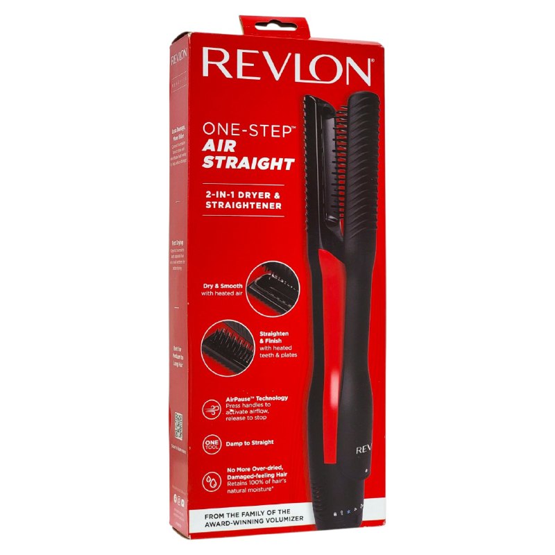 PLANCHA Y SECADORA PARA EL CABELLO 2 EN 1 DE AIRE CALIENTE DE UN SOLO PASO RAPIDO REVLON