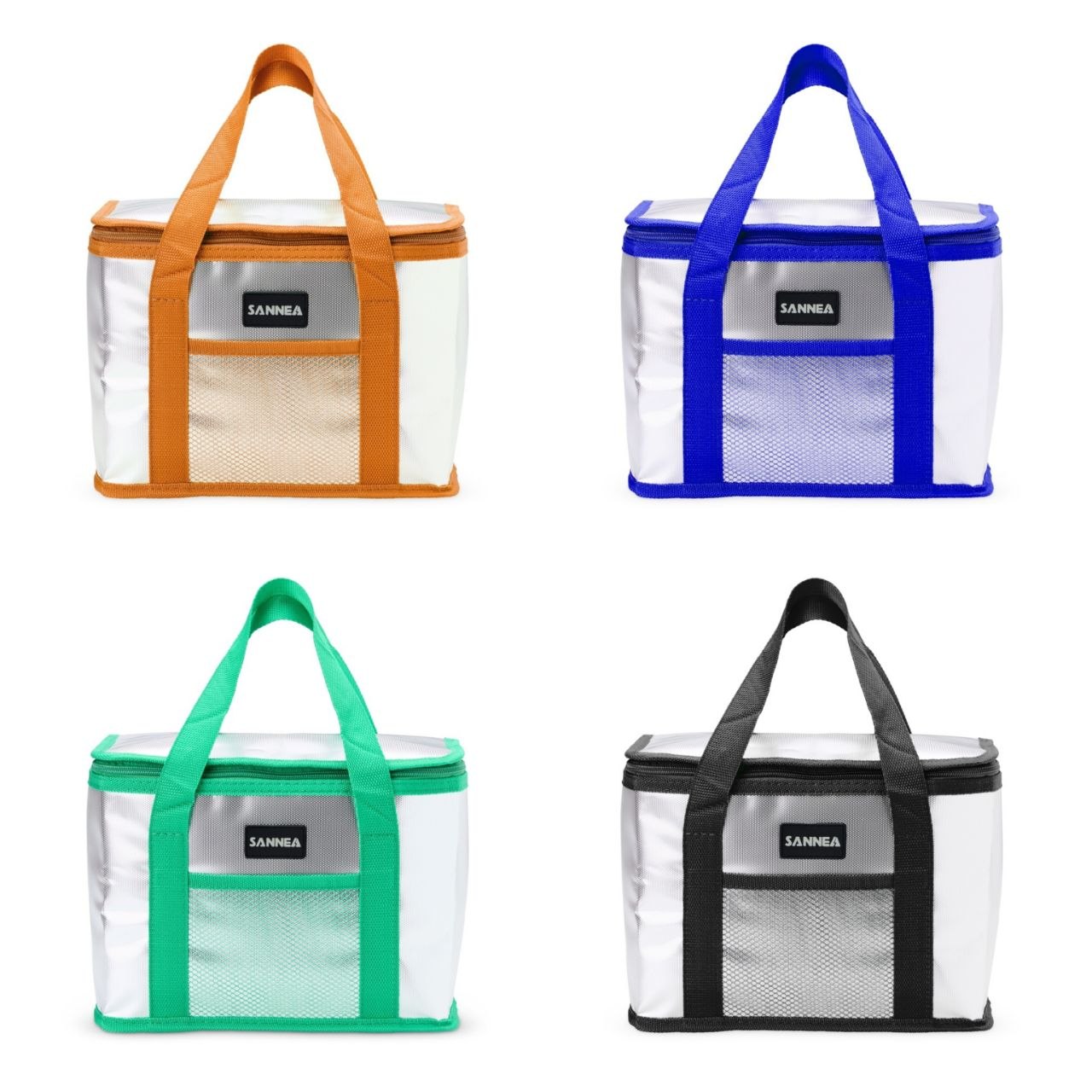 LONCHERA TERMICA PLEGABLE CON ASAS PARA UN TRANSPORTE CÓMODO 36X22X33CM