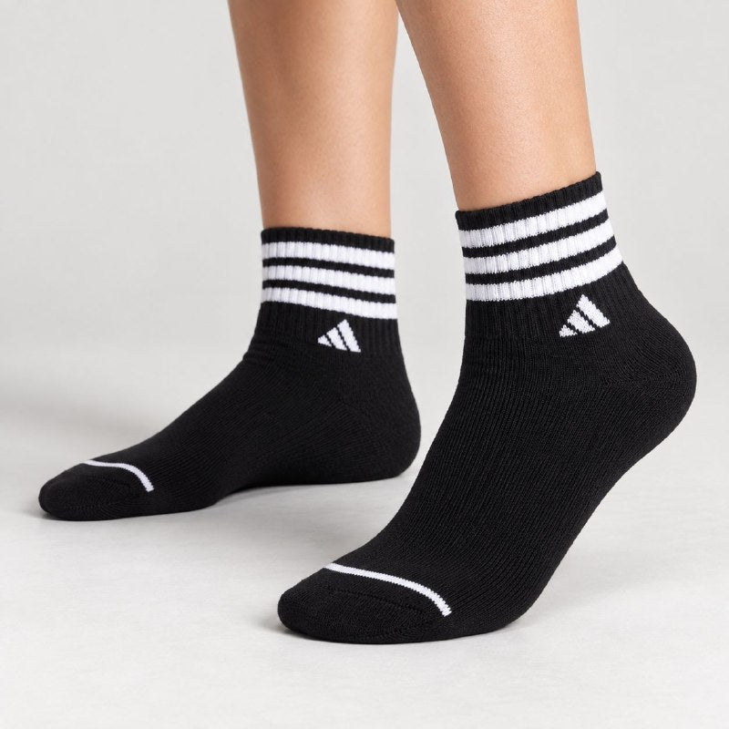 CALCETA TOBILLERA ORIGINAL ADIDAS 6 PARES TALLA MUJER 10-13 TALLA HOMBRE 8-12