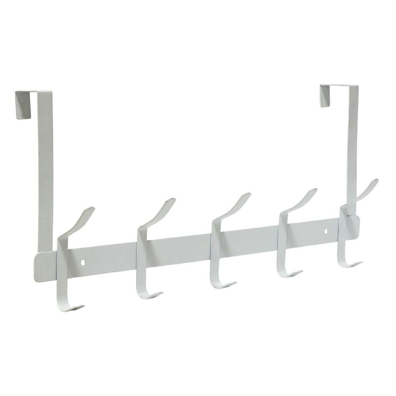PERCHERO DE METAL PEQUEÑO DE 5 GANCHOS PARA PUERTA BENELI HOME 44X8X21CM