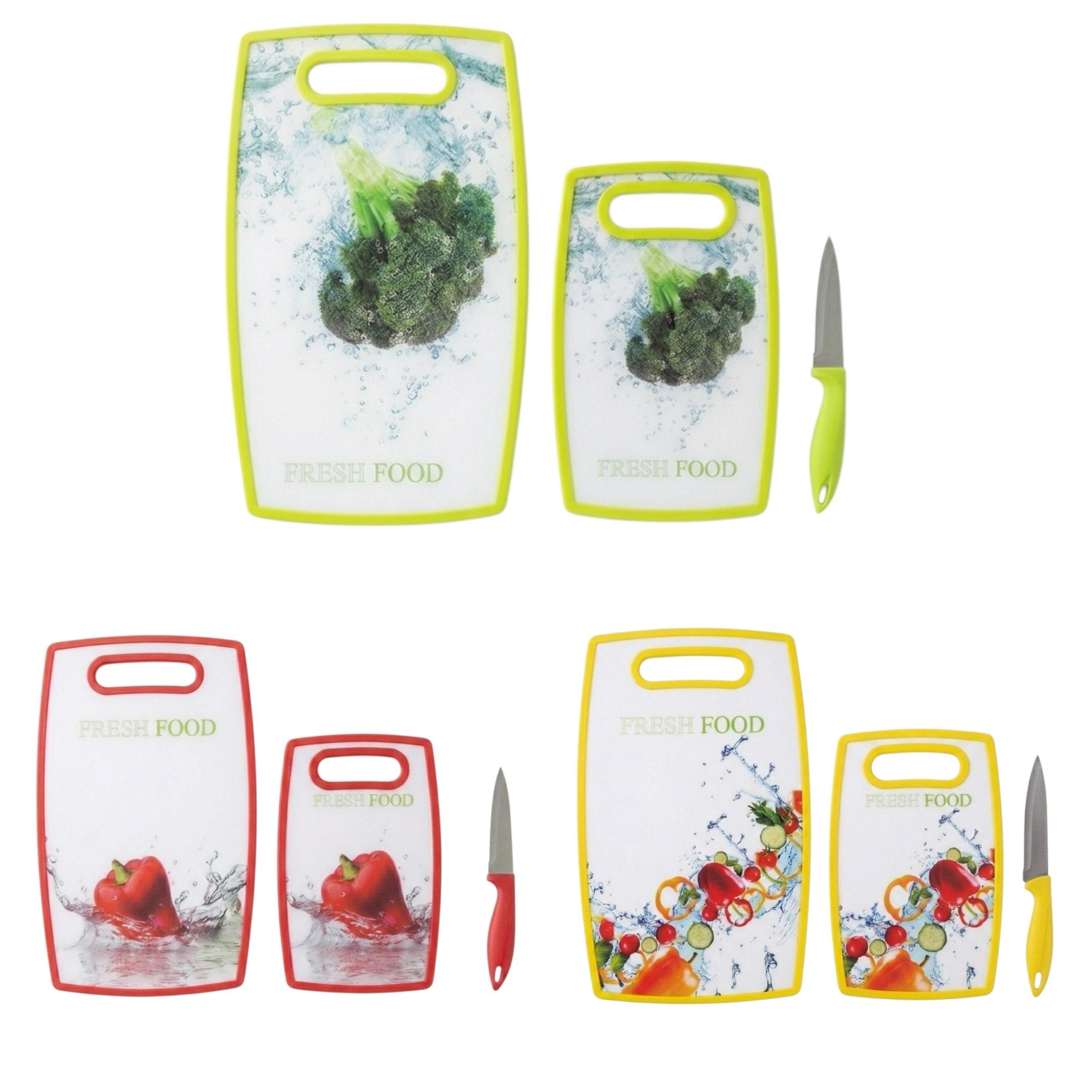 TABLAS DE CORTE  Y UN CUCHILLO MULTIUSOS FACILITAR LA PREPARACIÓN DIARIA DE ALIMENTOS BENELI HOME 37x23CM