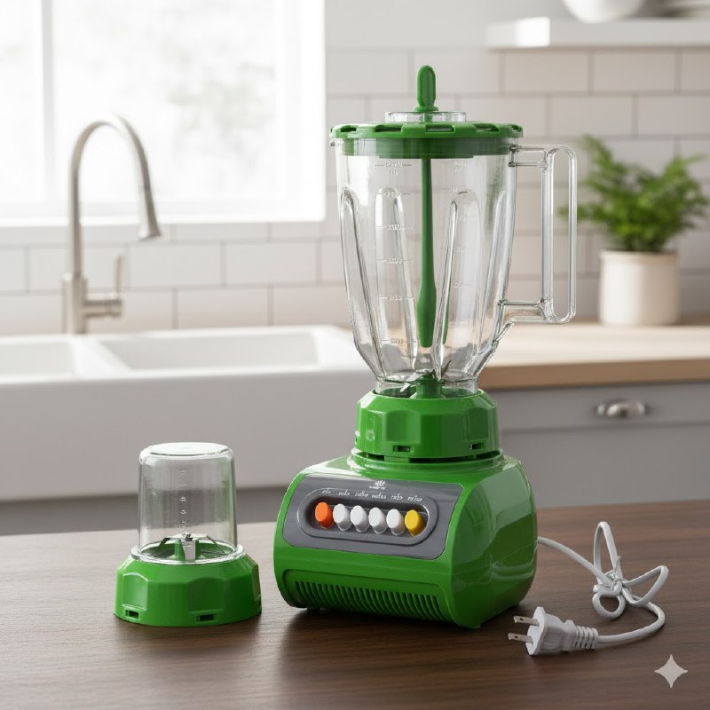 MAQUINA LICUADORA 2 EN 1 CON MOTOR POTENTE DE 350W, TRITURA MEZCLA Y PROCESA CON VELOCIDAD, DE ACERO INOXIDABLE Y CAPACIDAD DE 1.5L VIVE, 3 COLORES