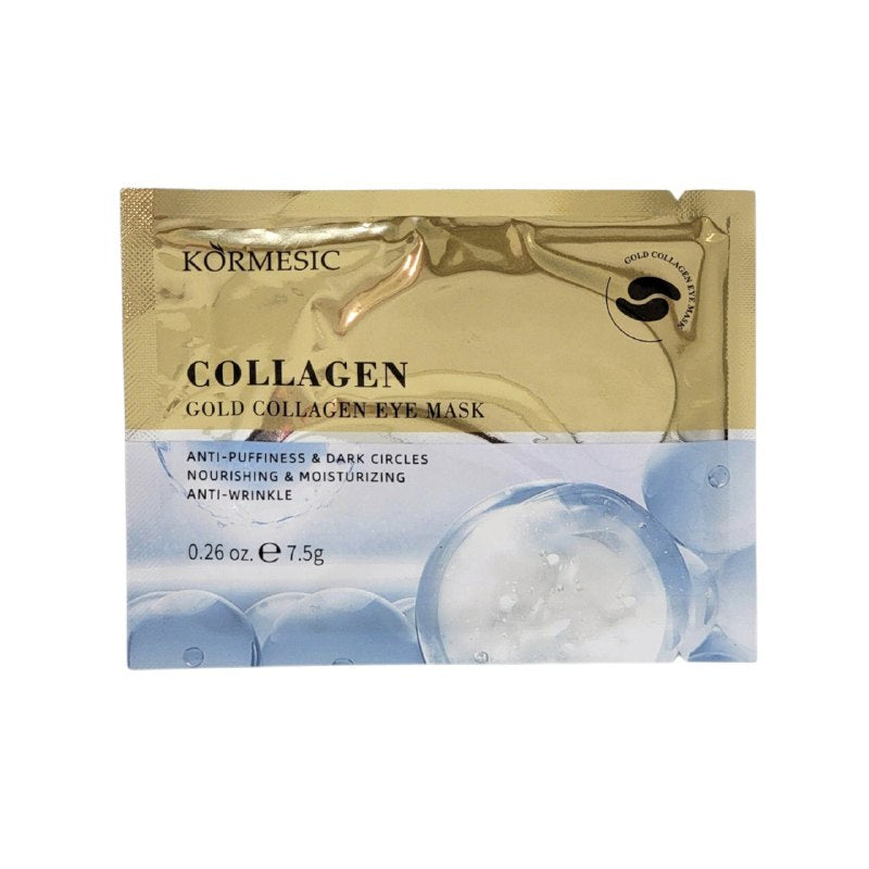 PARCHES PARA CONTORNO DE OJOS REJUVENECEDORORES DE COLAGENO DORADO KORMESIC 7.5G