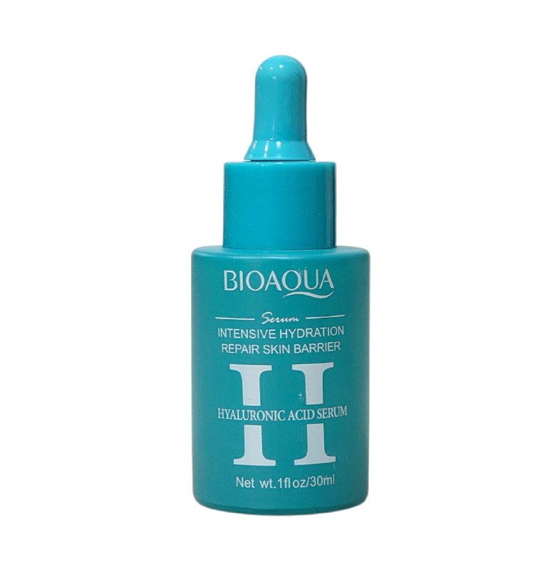 SUERO FACIAL DE ACIDO HIALURONICO HIDRATANTE INTENSIVO 30ML, REPARA LA PIEL CAPA POR CAPA, MEJORANDO LA ELASTICIDAD, BRILLO Y SUAVIDAD BIOAQUA