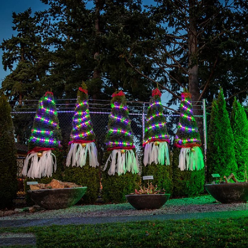 LUCES DECORATIVAS NAVIDEÑAS CUERDA DE LUCES LED IMPERMEABLE MMULTICOLOR INTERIORES Y EXTERIORES ROPE LIGH 10 METROS