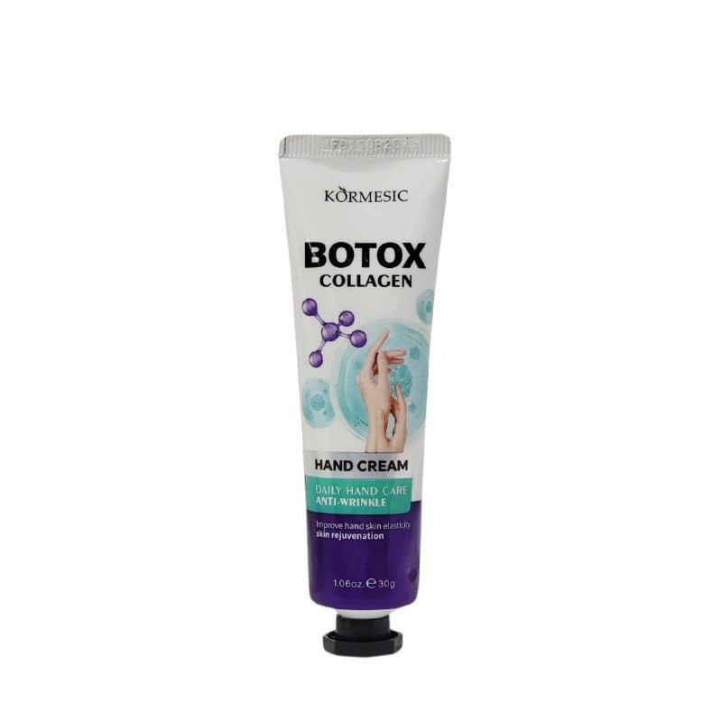 CREMA PARA MANOS ANTIEDAD DE COLAGENO HIDROLIZADO DE EFECTO BOTOX SUAVIZANTE KORMESIC 30G