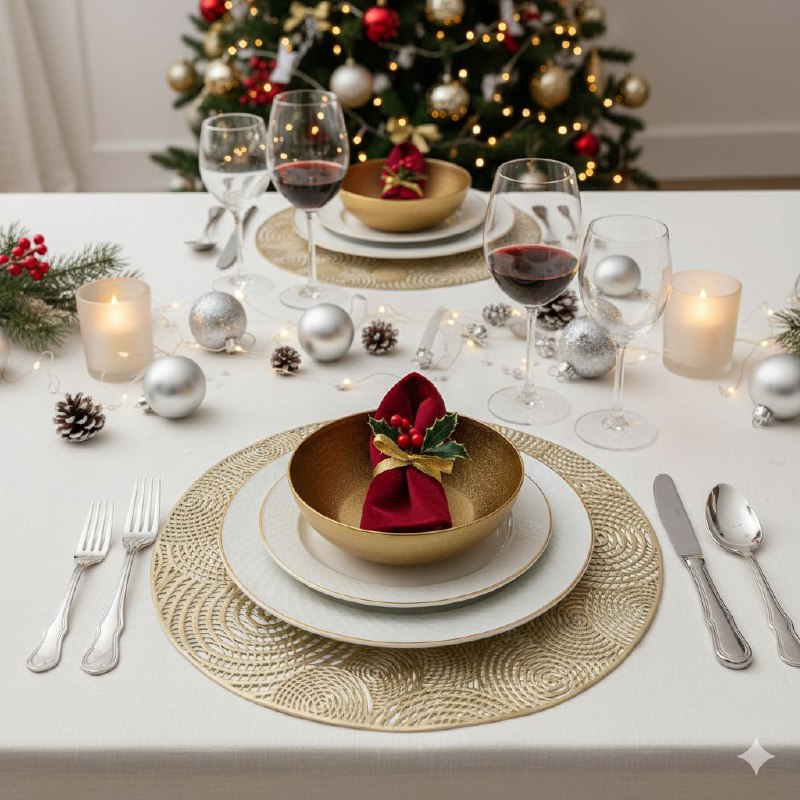 MANTELES INDIVIDUALES REDONDOS NAVIDEÑOS PARA COMEDOR DE COCINA DE PVC 38CM