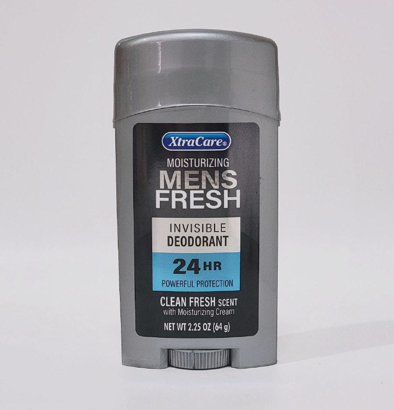 DESODORANTE EN BARRA PARA HOMBRES INVISIBLE HIDRATANTE Y PROTECCION 24H DURADERA CONTRA EL SUDOR Y EL OLOR AROMA FRESCO Y LIMPIO XTRACARE 64G