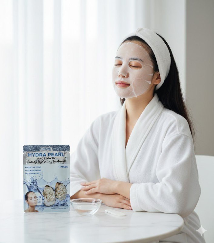 MASCARILLA FACIAL DE PERLA HIDRATANTE REJUVENECEDORA HAOKALI 30ML
