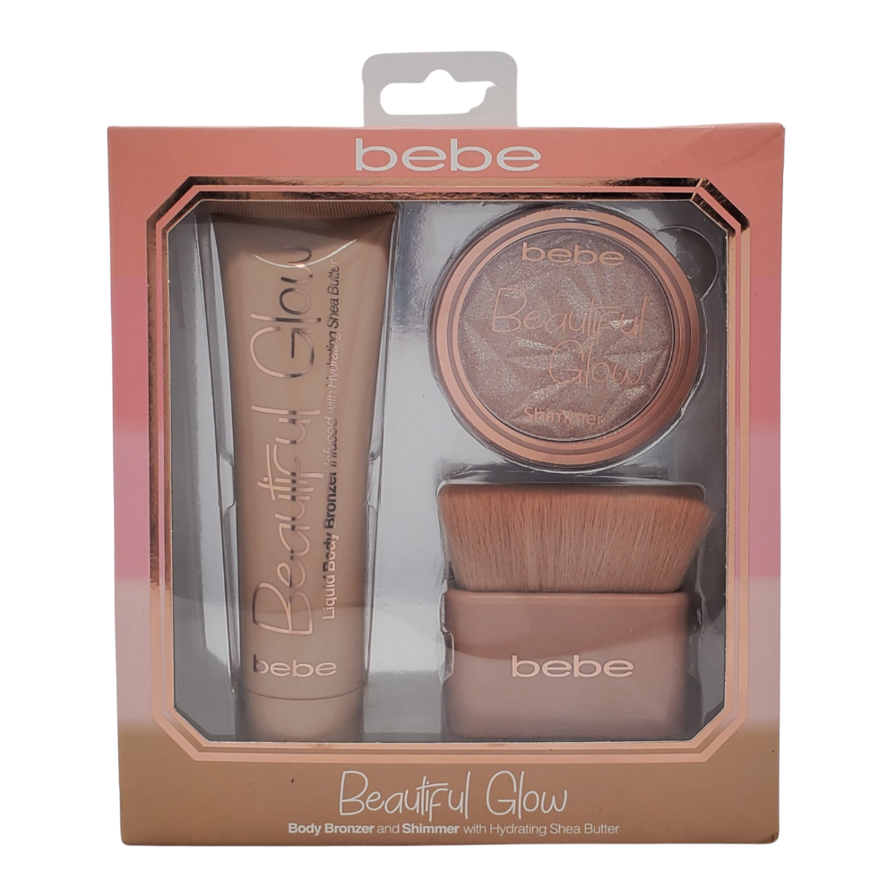 SET DE BRONCEADOR Y BRILLO CORPORAL BEBE