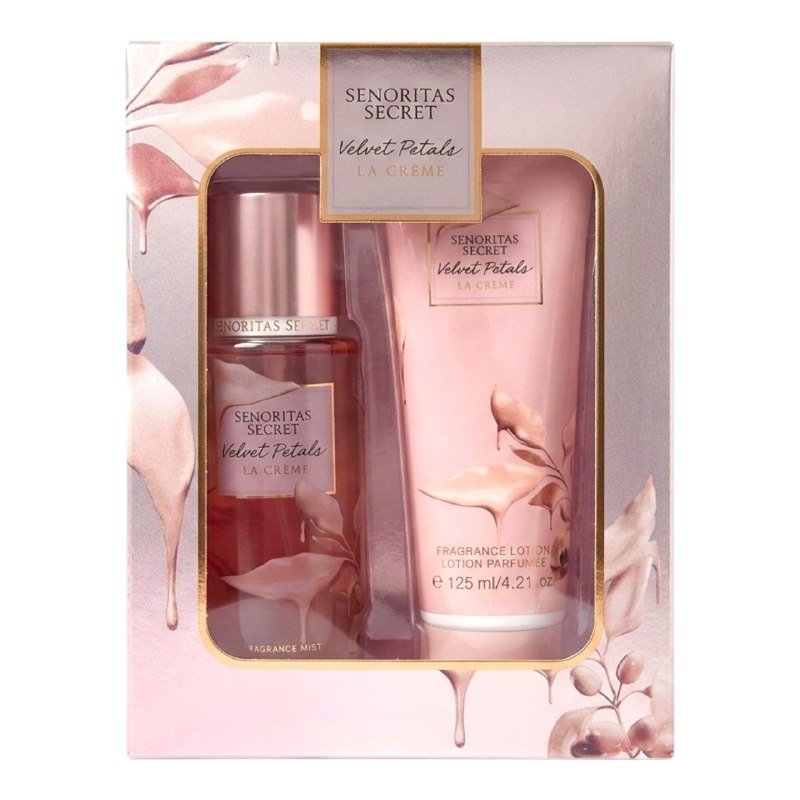 SET SENORITAS SECRET PETALS LA CREME SPLASH 125ML CREMA CORPORAL 125ML (M) (AROMA SIMILAR VS VELVET PETALS LA CREME)