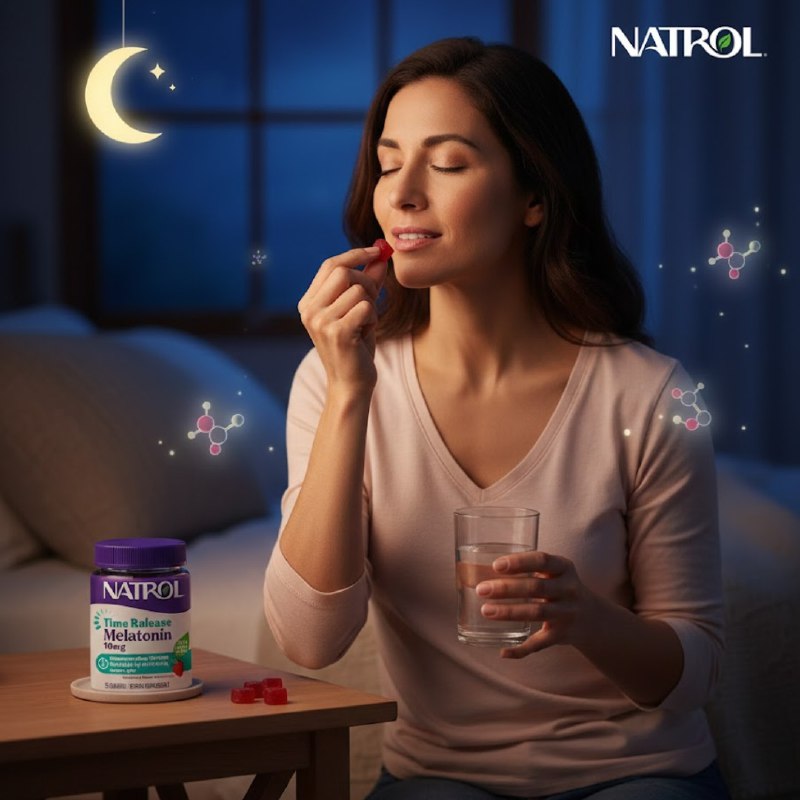VITAMINAS EN GOMITAS DE MELATONINA PARA EL SUEÑO Y DORMIR BIEN DURANTE LA NOCHE NATROL 35UND