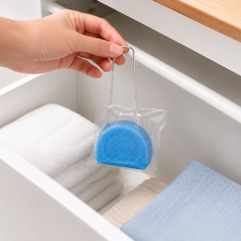 AMBIENTADOR EN PASTILLA PARA BAÑO CON OLOR A TALCO DE BEBE 56.7G FRESH GARDEN
