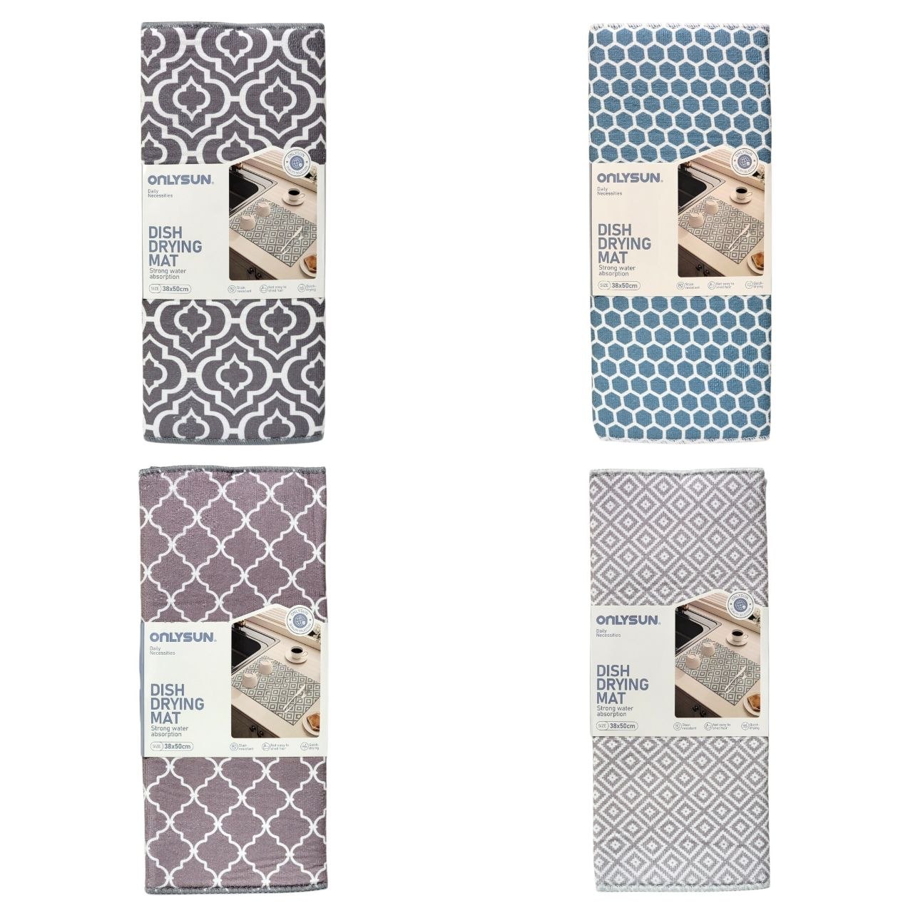 TAPETE SECAPLATOS PARA ABSORBER AGUA DE FORMA RÁPIDA Y EFICIENTE DURABILIDAD Y PROTECCIÓN ONLYSUN