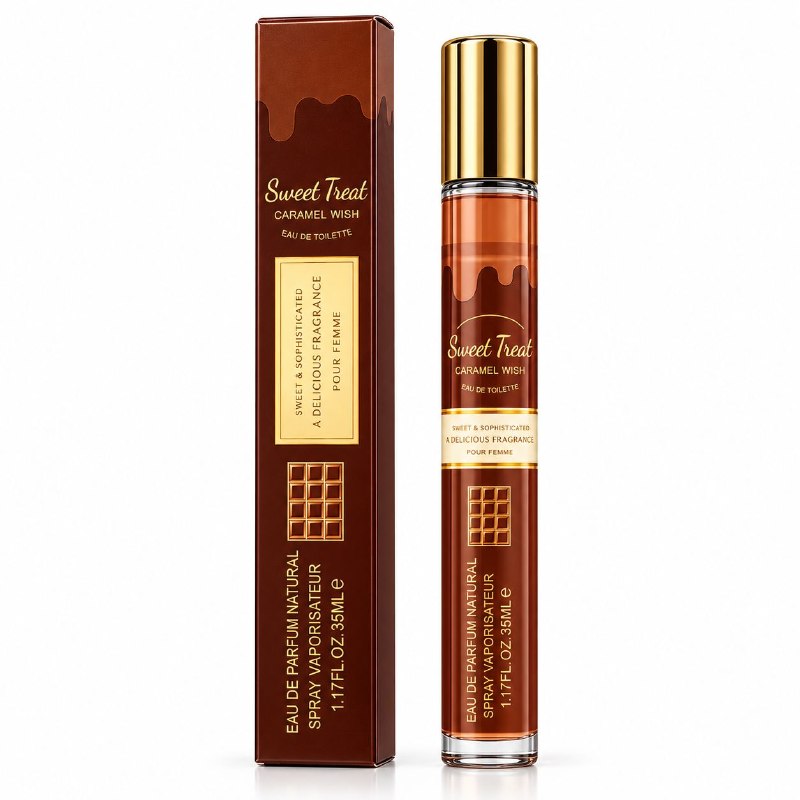 PERFUME EN TUBO SWEET TREAT CARAMEL WISH EDP 35ML (M) (AROMA SIMILAR SABRINA CARPENTER SWEET THOOT)